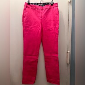 Boden slacks in Party Pink